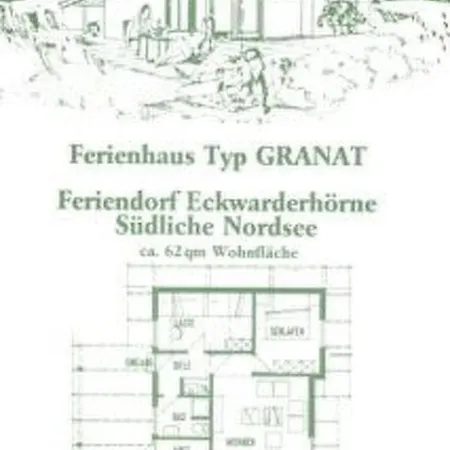 Hébergement de vacances K5 Haus In Eckwarderhoerne Mit Terrasse Und Garte By Interhome Grosswurden